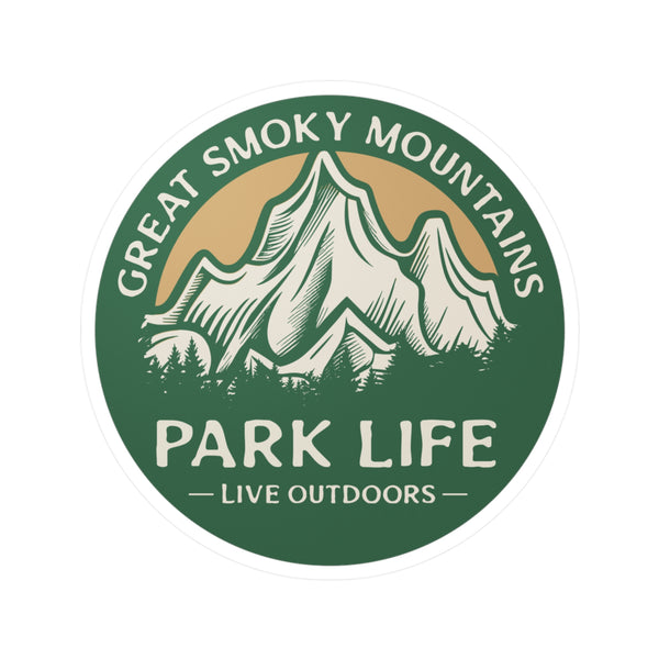 Park Life Great Smoky Mountains Vinyl Sticker