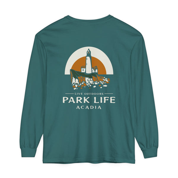 Acadia Lighthouse Long Sleeve T-Shirt