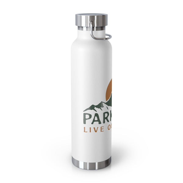 Park Life Explorer Bottle, 22 oz White Side