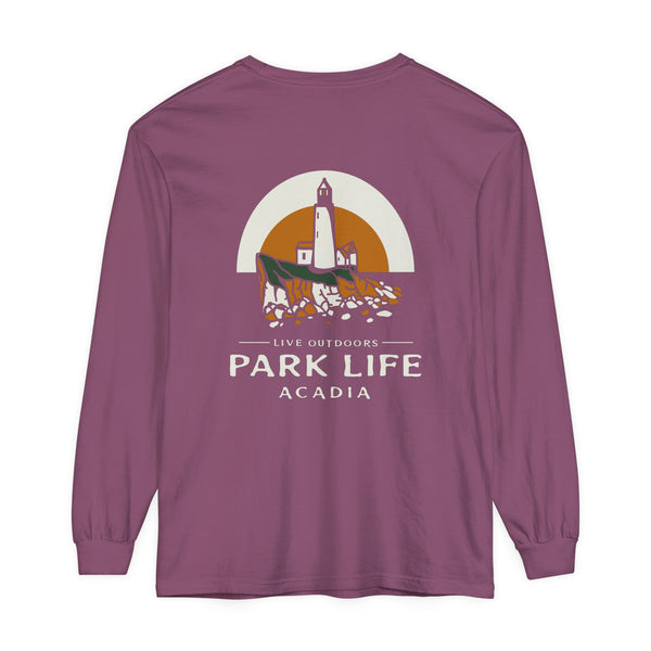 Acadia Lighthouse Long Sleeve T-Shirt