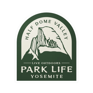 Park Life Yosemite Half Dome Vinyl Sticker