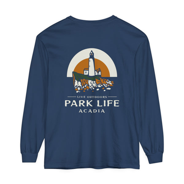 Acadia Lighthouse Long Sleeve T-Shirt