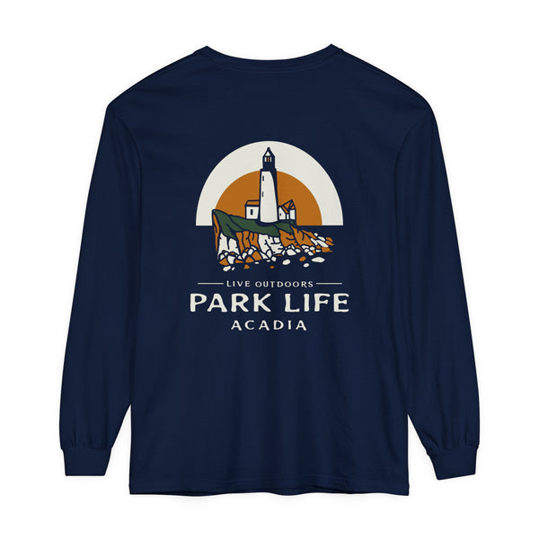 Acadia Lighthouse Long Sleeve T-Shirt