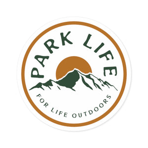 Park Life For Life Outdoors Vinyl Sticker