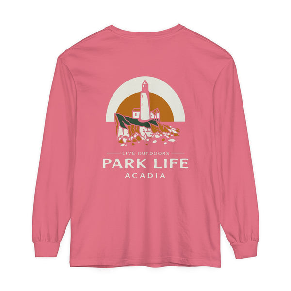 Acadia Lighthouse Long Sleeve T-Shirt