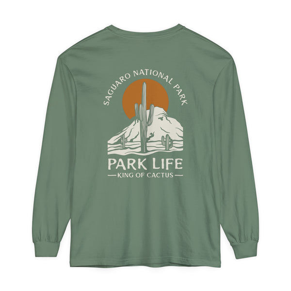 Saguaro 'King of Cactus' Long Sleeve T-Shirt