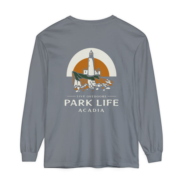 Acadia Lighthouse Long Sleeve T-Shirt